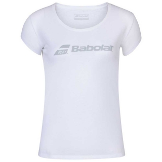 kabel Afbreken Manifestatie Babolat Girls' Exercise Tennis Training Tee (White/White)
