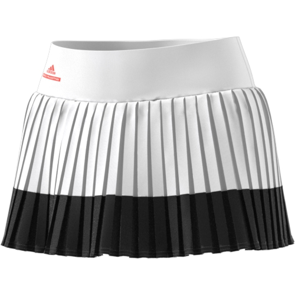 retrasar cordura galón adidas Women's Stella McCartney Barricade Tennis Skirt (Red/White)