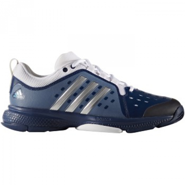 Adidas Men's Barricade Classic Bounce Tennis Shoes (Mystic Blue/Silver ...