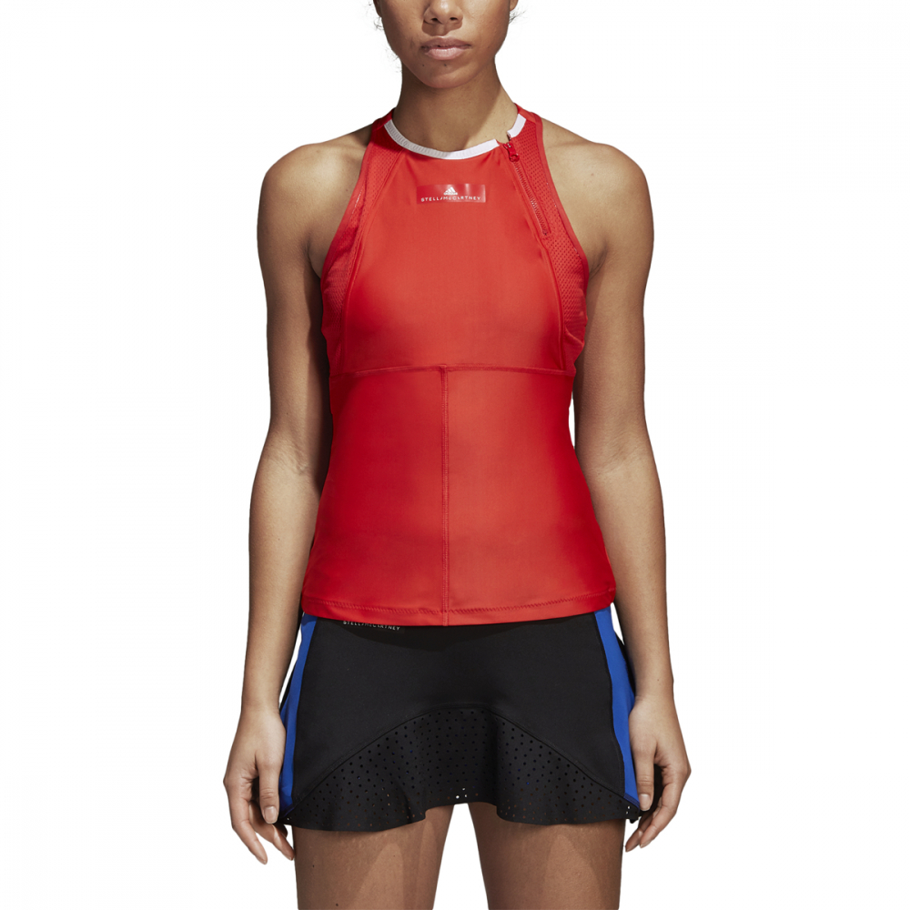 Adidas Women's by Stella McCartney Barricade Tennis Tank (Dark Callistos)