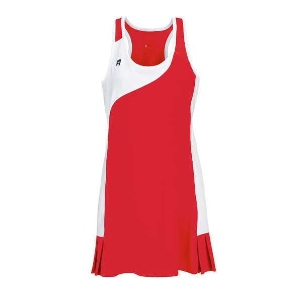 DUC Control Women's Tennis Dress (Red) - Do It Tennis