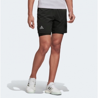 Adidas Men's HEAT.RDY 2in1 7 Inch Tennis Shorts (Legend Earth/Grey) - Do It  Tennis