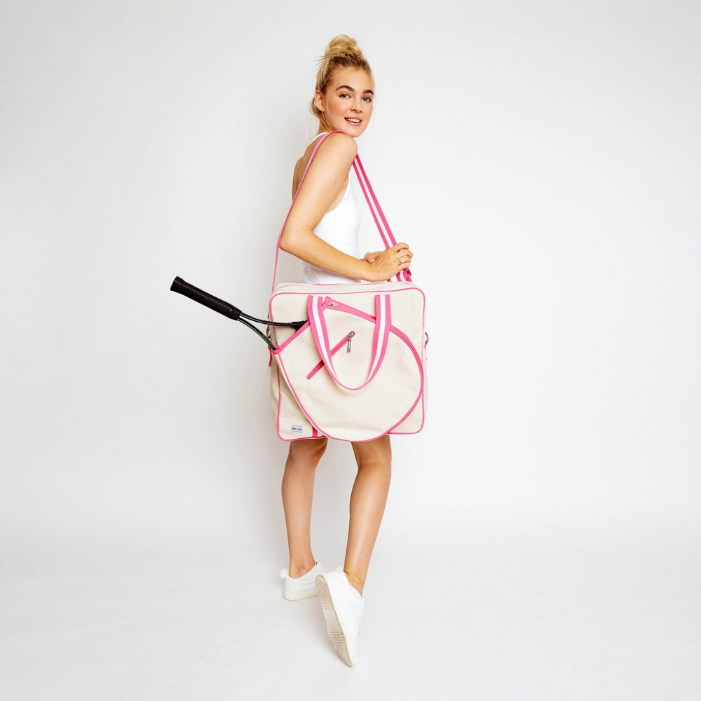 Ame & Lulu Hamptons Tennis Tour Bag (Pomegranate)