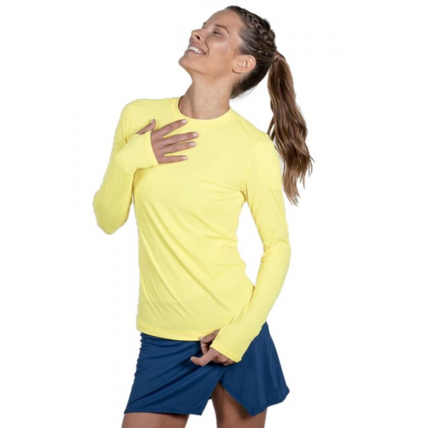 yellow long sleeve t shirt womens