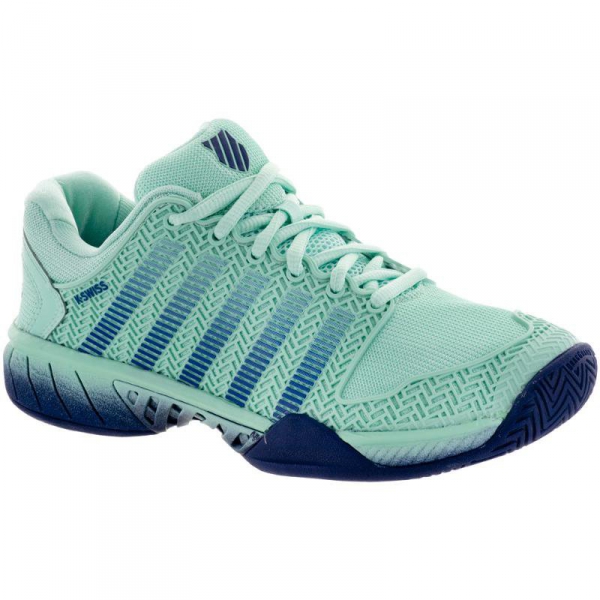 K-Swiss Women's Hypercourt Express Tennis Shoes (Brook Green/Blue ...