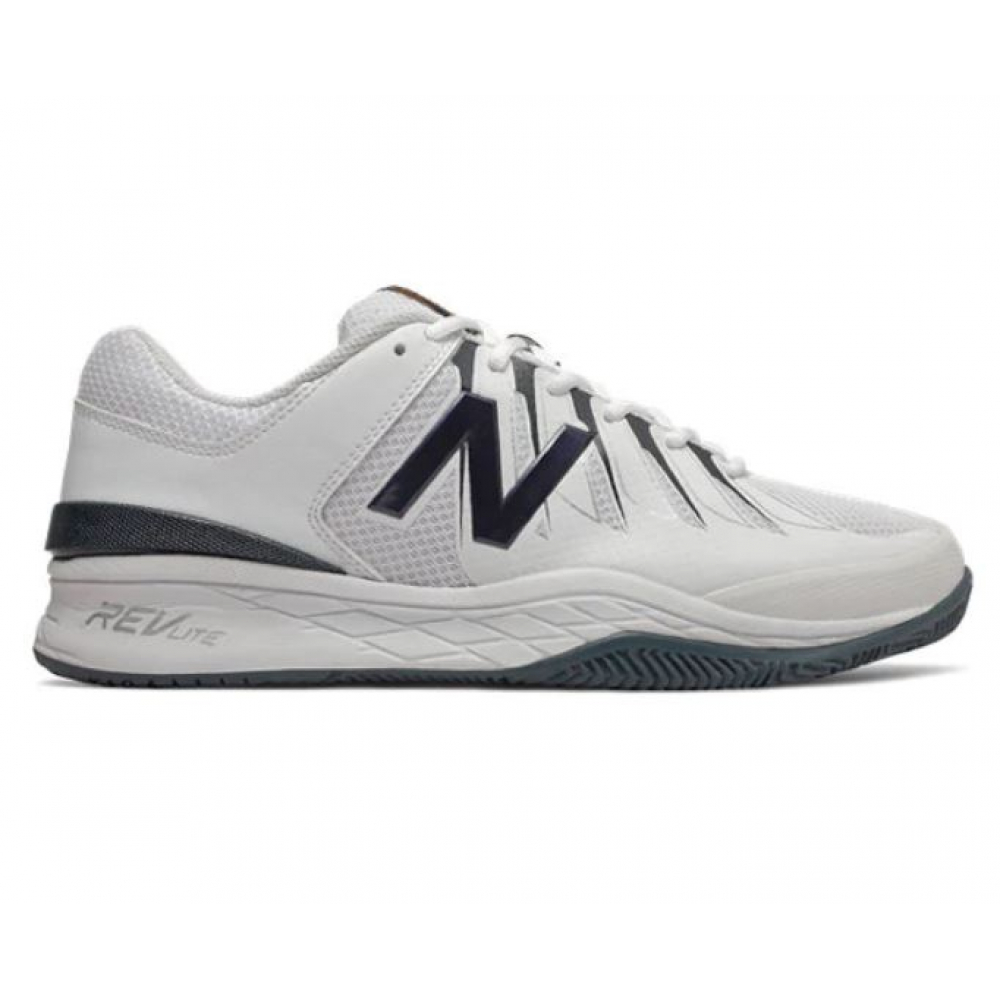 New Balance Men's MC1006 (D) Tennis Shoes (White/ Black))