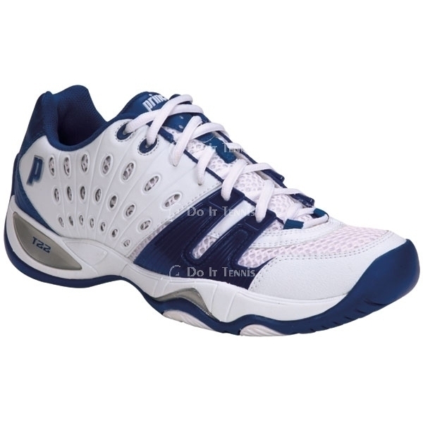 Prince Men's T22 Tennis Shoe (White/Royal) - Do It Tennis