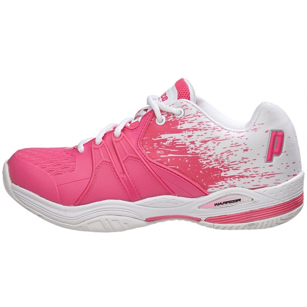Prince Women's Warrior Lite Tennis Shoes (Pink/White) - Do It Tennis