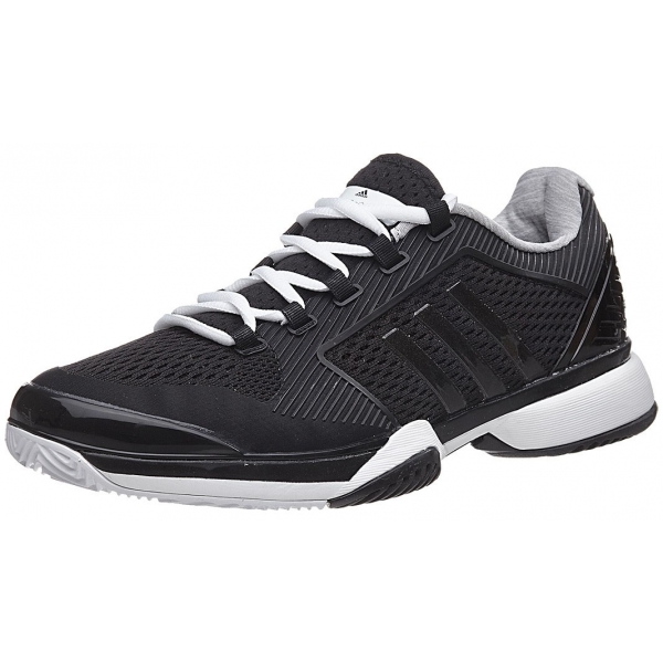 Adidas Women's Stella McCartney Barricade Tennis Shoe (Black/White ...