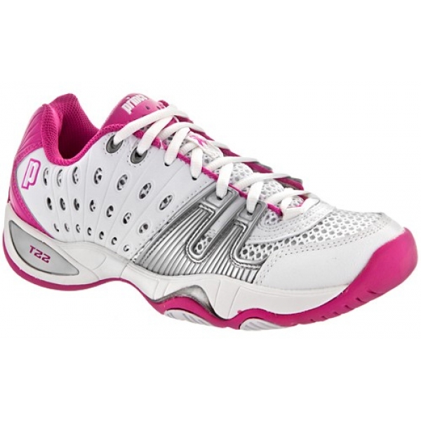 Prince Women's T22 Tennis Shoes (White/ Pink) - Do It Tennis