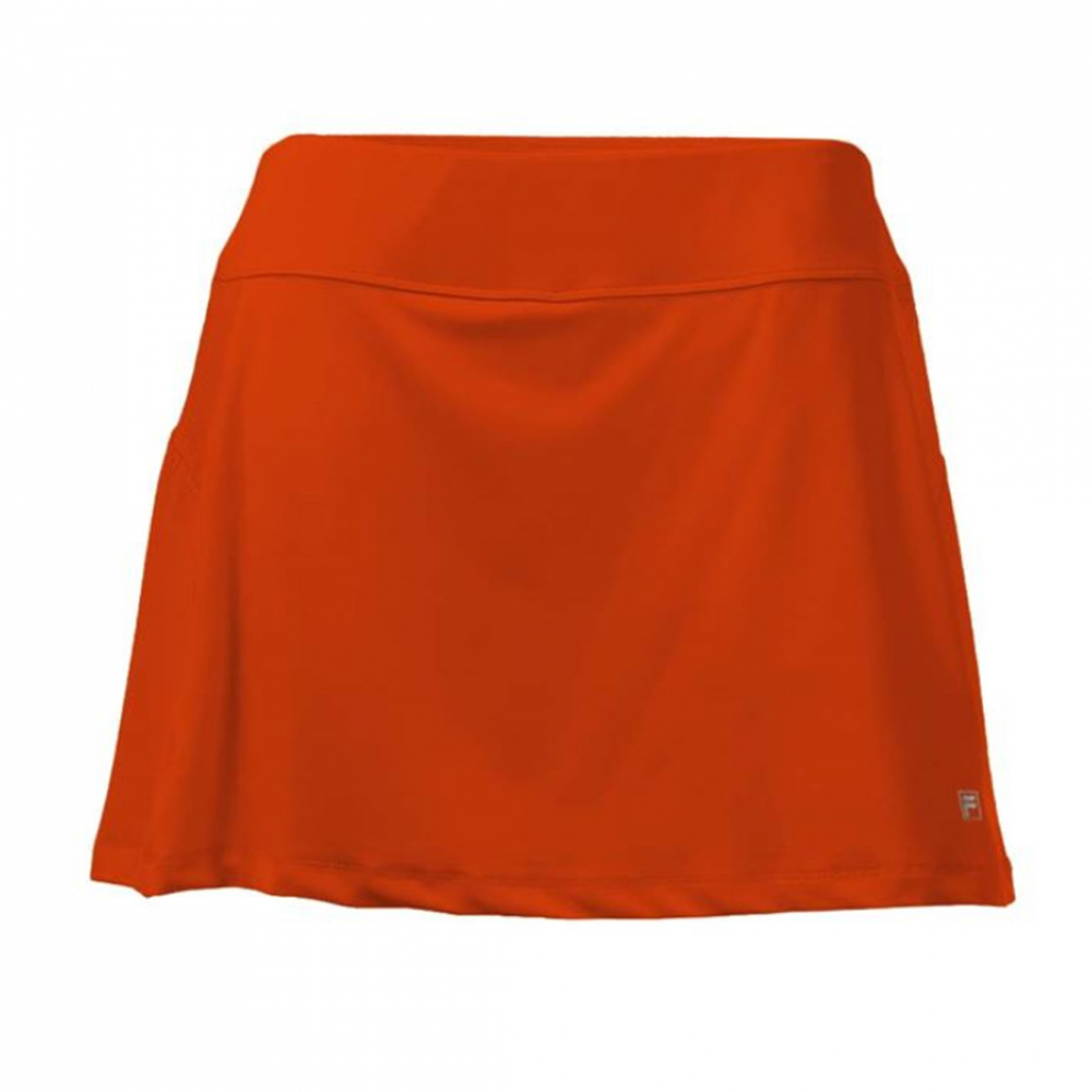 Fila Women's Core Performance A-Line Tennis Skort (Orange)