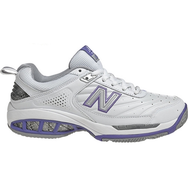 New Balance Women's WC806W (2E) Tennis Shoes (Wht/ Pur) - Do It Tennis
