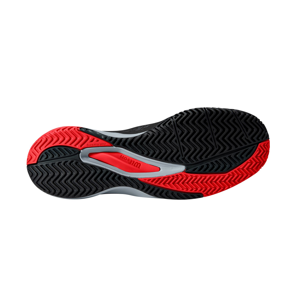 Wilson Men's Amplifeel 2.0 Tennis Shoe, Black/Pearl Blue/Infrared