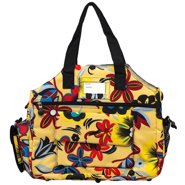 Jet Yellow Floral Tennis Tote from Do It Tennis