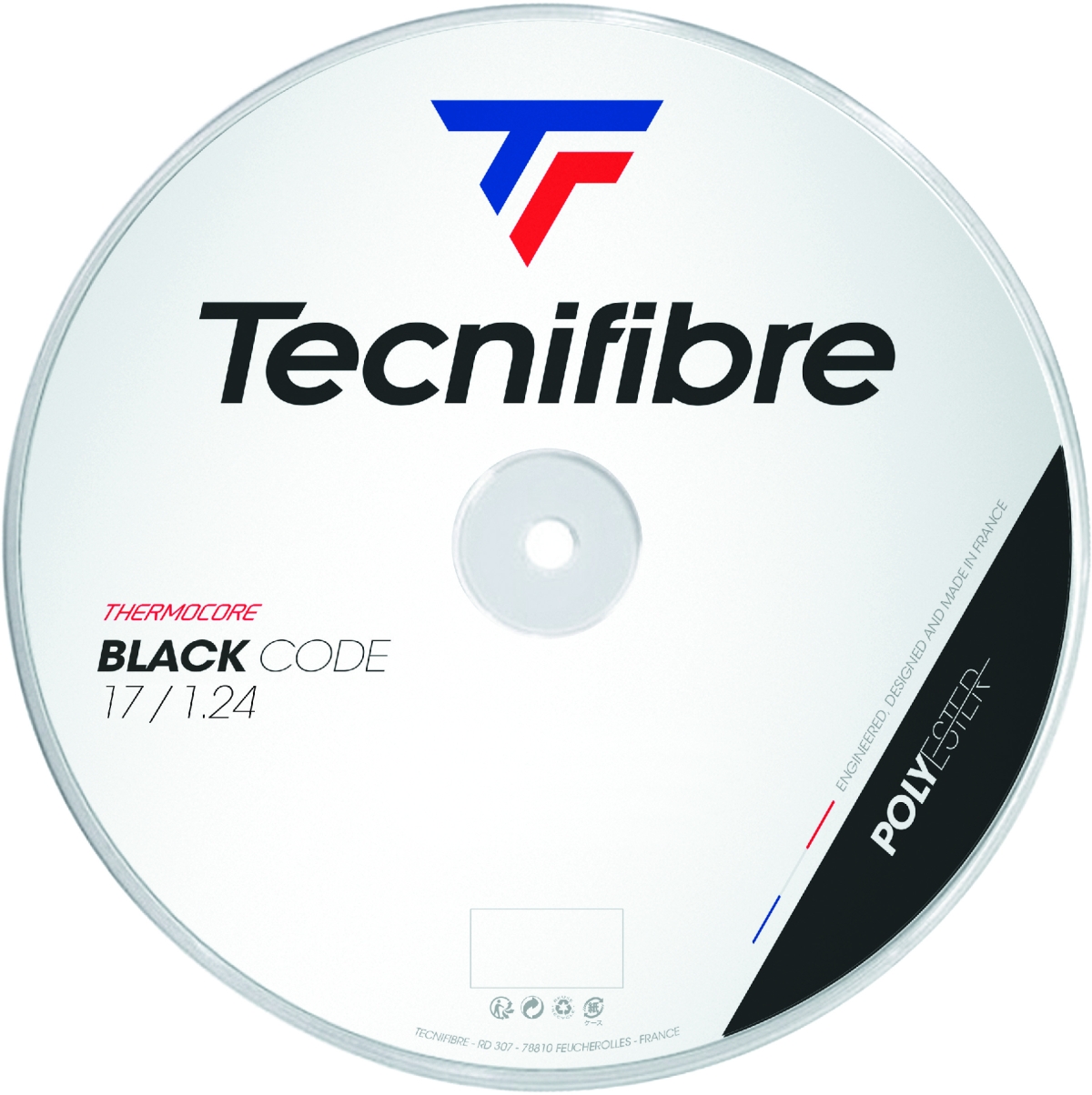 Tecnifibre Black Code 17g Tennis String (Reel)