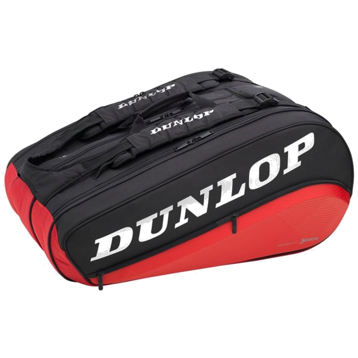 Dunlop CX Performance 8 Racquet Thermo Tennis Bag (Black/Red)