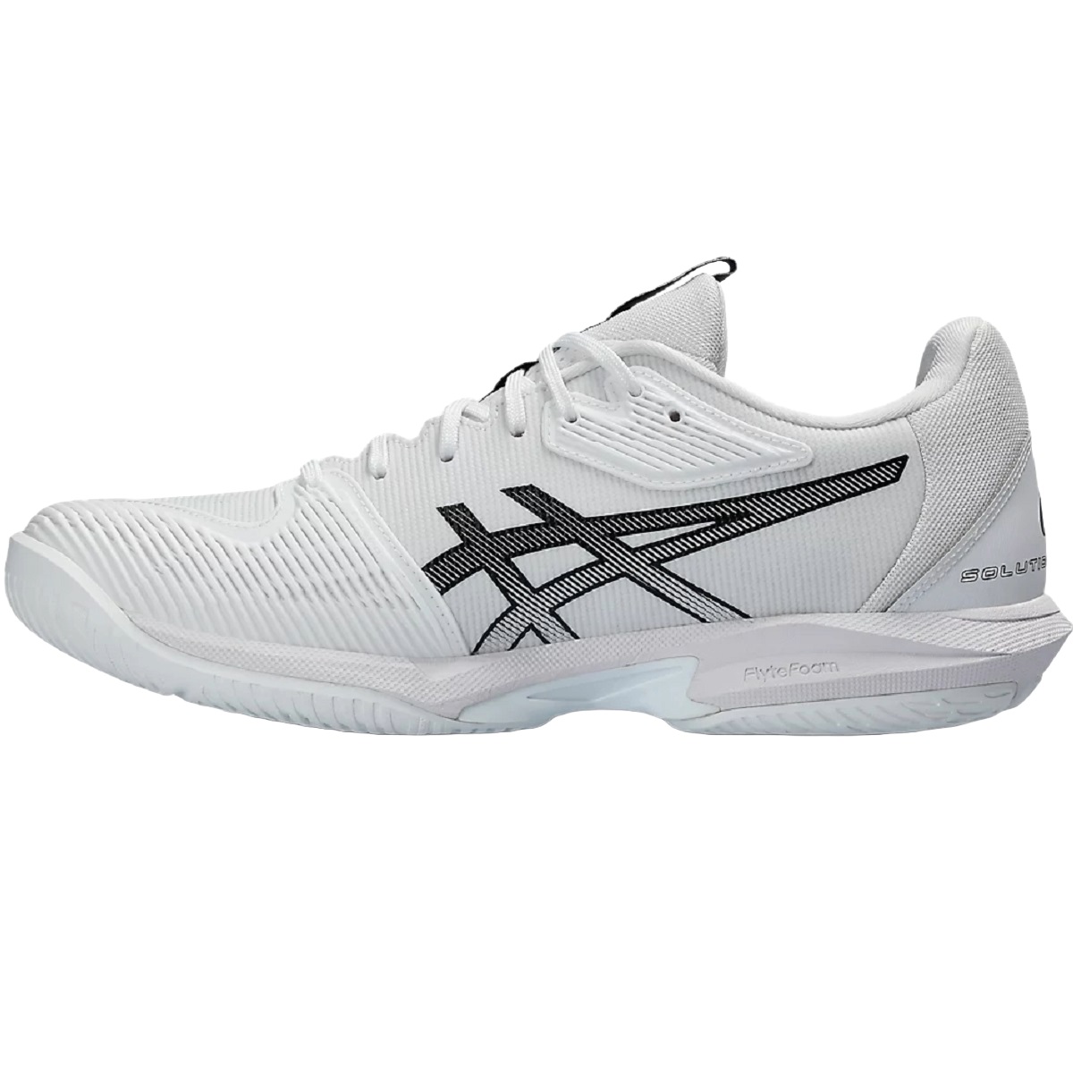 Asics Men's Solution Speed FF 3 Tennis Shoes (White/Black)