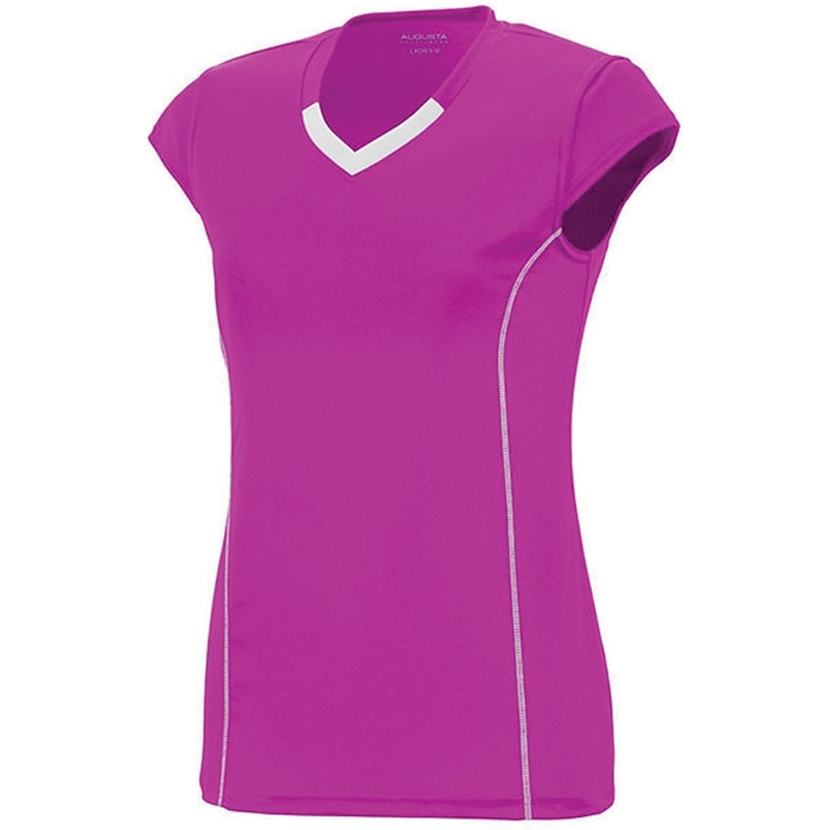 Augusta Women's Blash Short Sleeve Tennis Jersey (Pink)