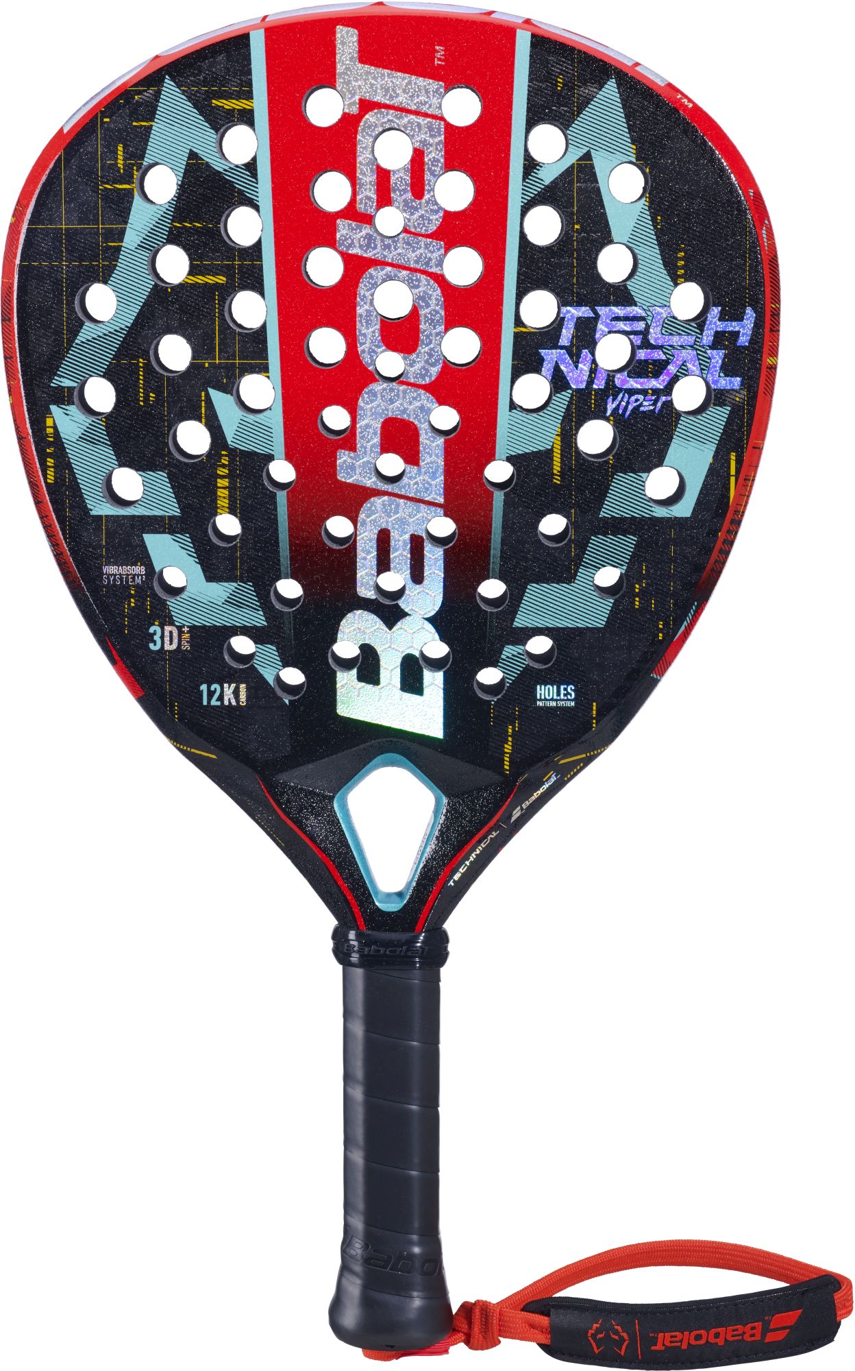 Babolat Technical Viper Juan Lebr n Padel Racket Red Black Blue