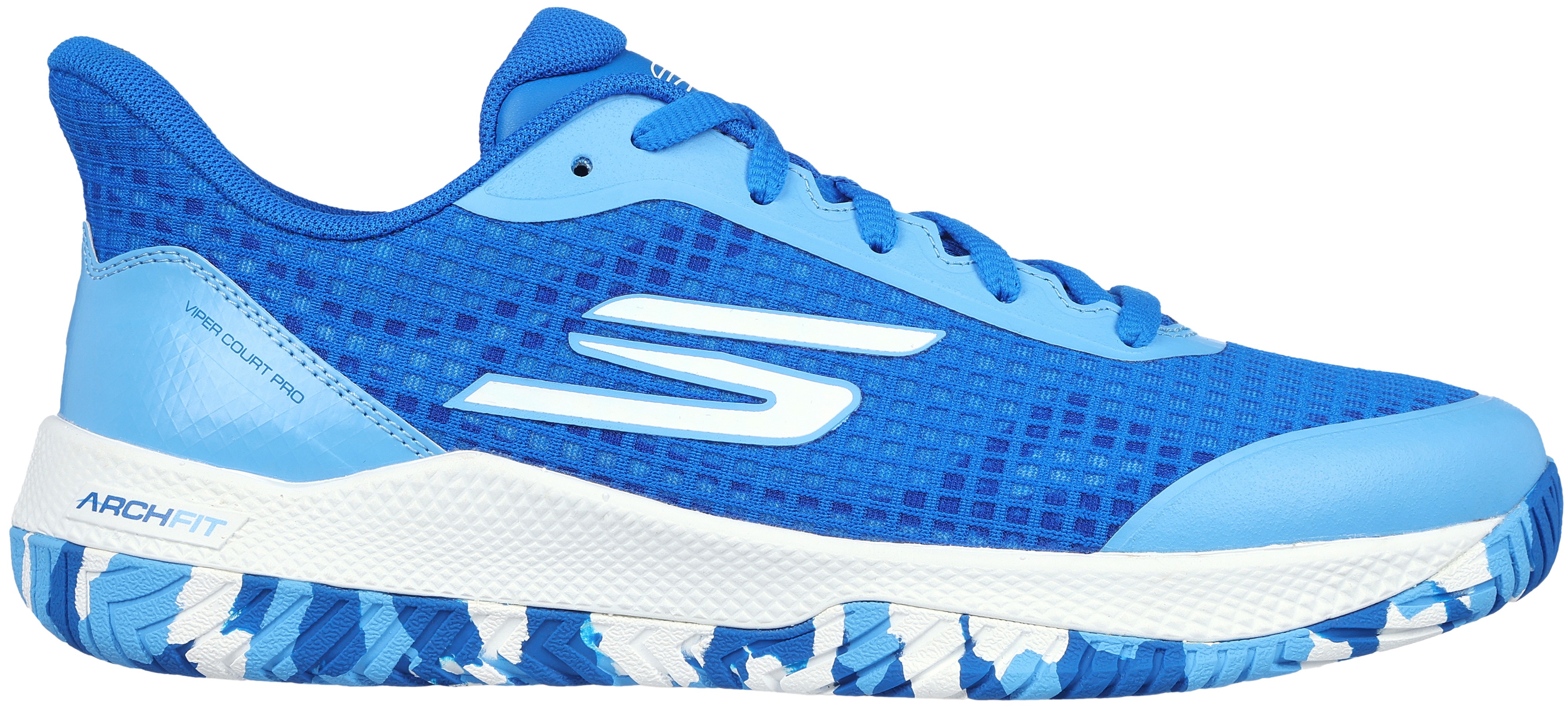 Skechers Womenâ€™s Viper Court Pro Pickleball Shoes (Blue/White)