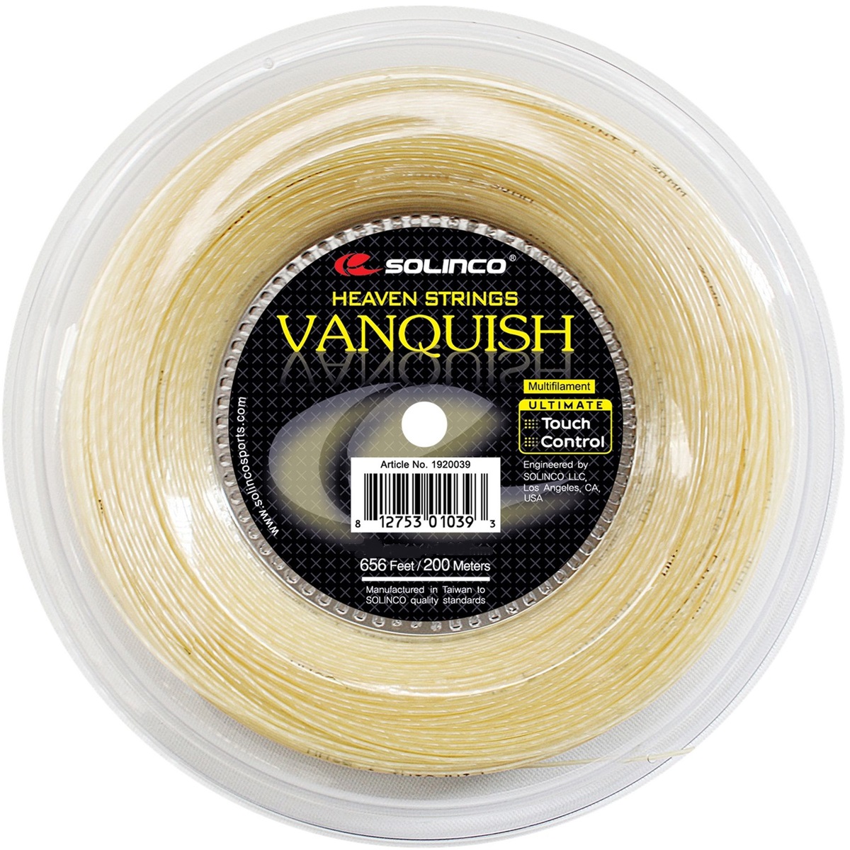 Solinco Vanquish 15L Tennis String (Reel)