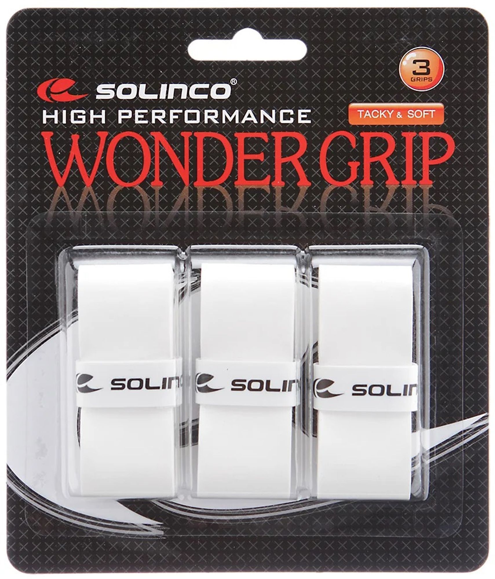 Solinco Wondergrip Overgrip 3-Pack (White)