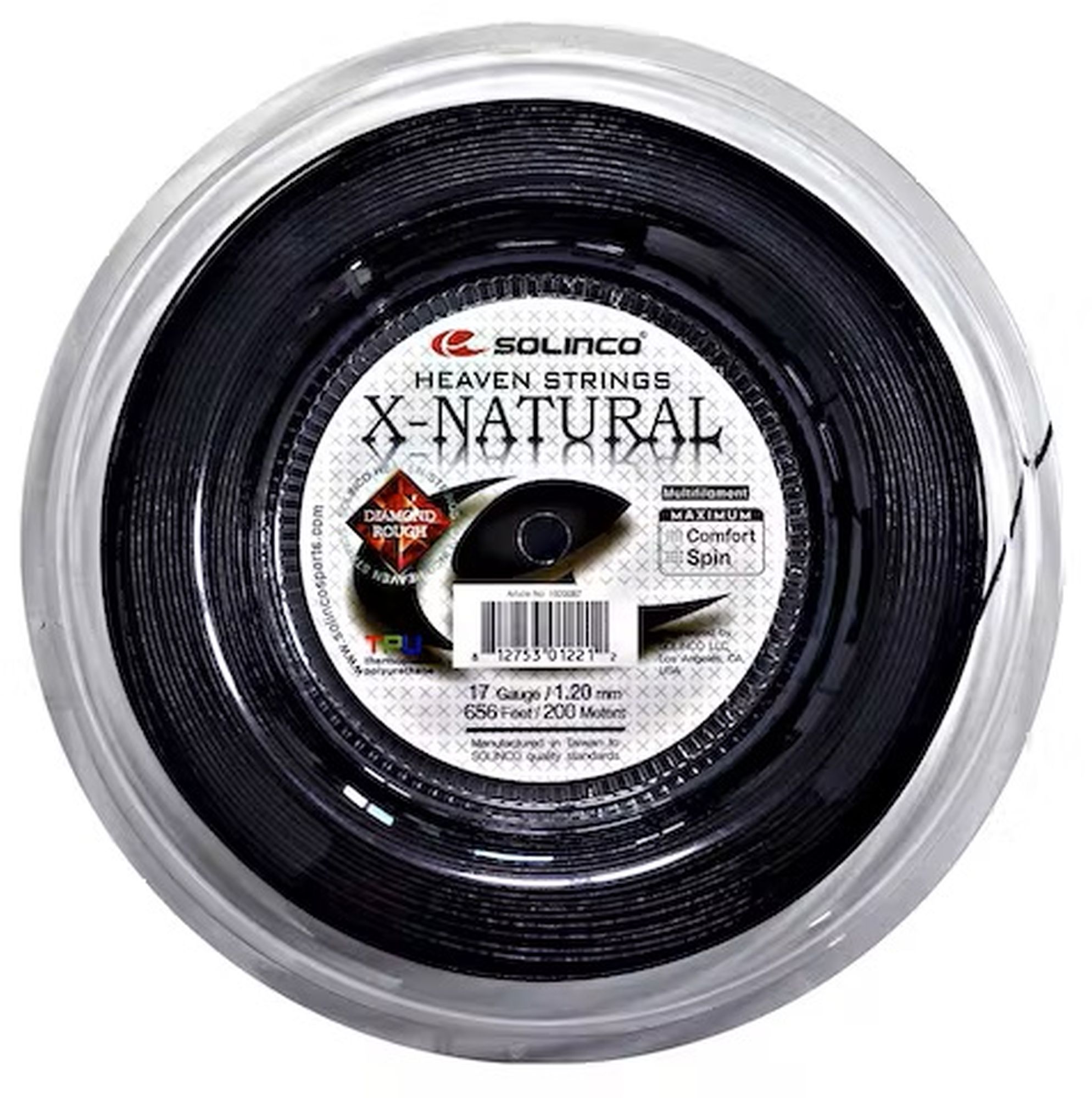 Solinco X-Natural 15L Tennis String (Reel)