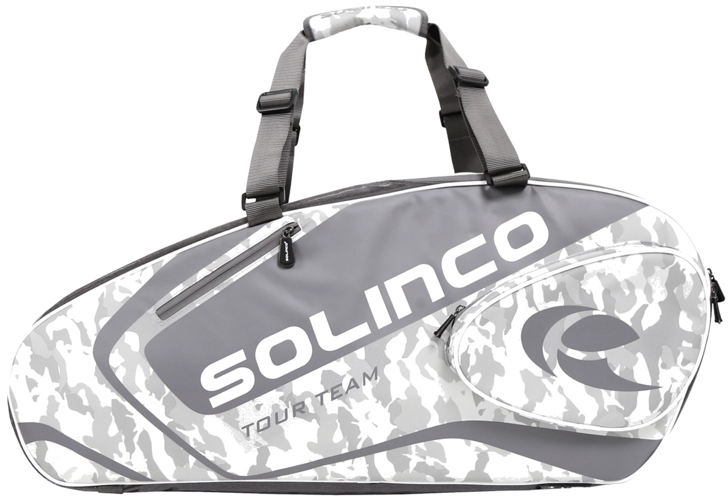 Solinco Tour 6 Pack Tennis Racquet Bag (White Camo)