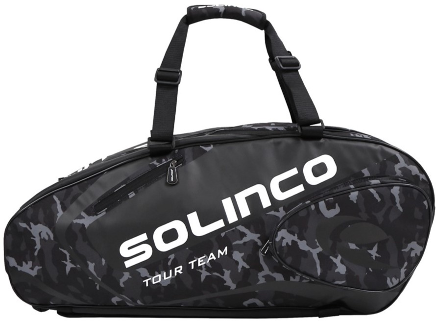 Solinco Tour 6 Pack Tennis Racquet Bag (Black Camo)