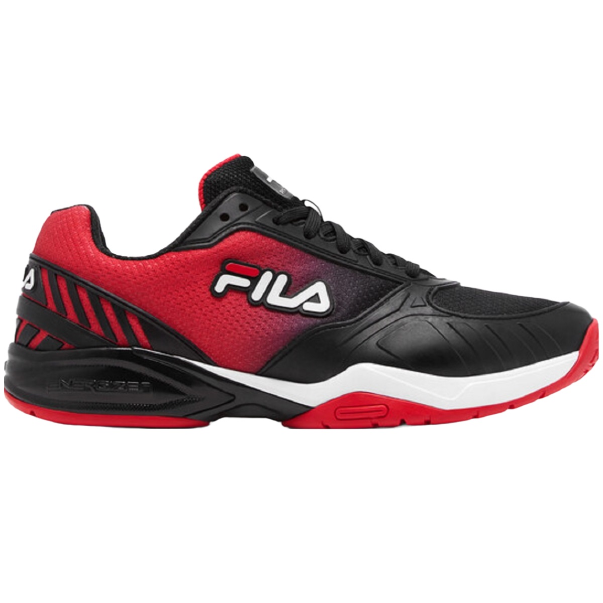 Fila Men's Volley Zone Pickleball Shoes (Black/White/Red)