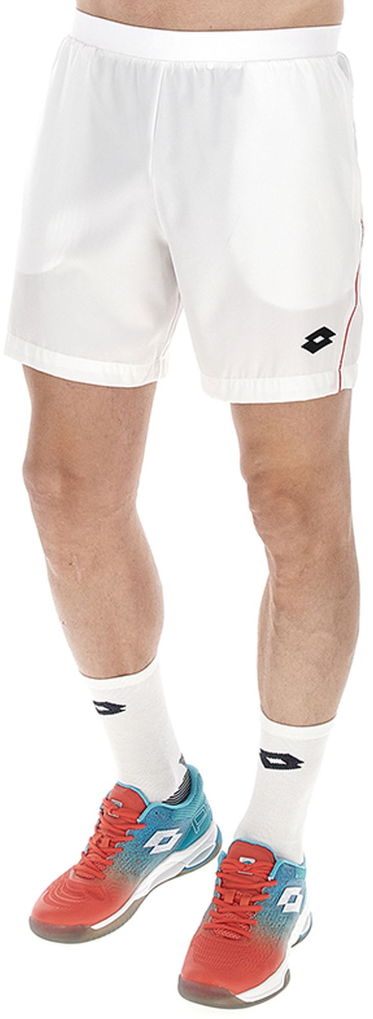 Lotto Men's Superrapida Pickleball V Shorts (White)