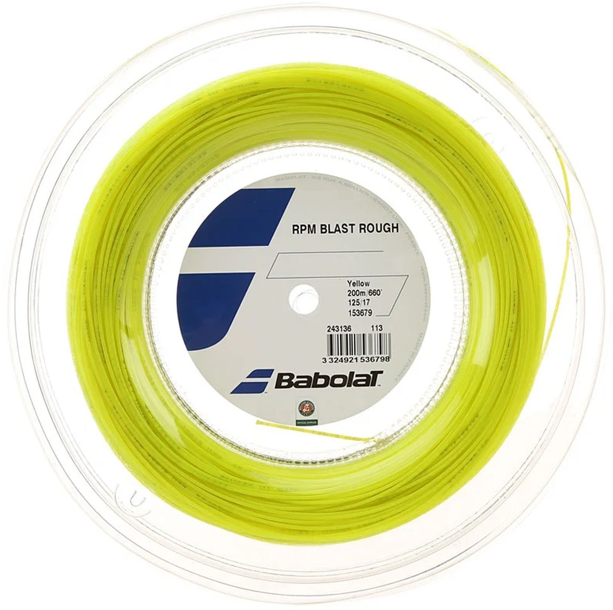 Babolat RPM Hurricane 16g Tennis String (Reel)
