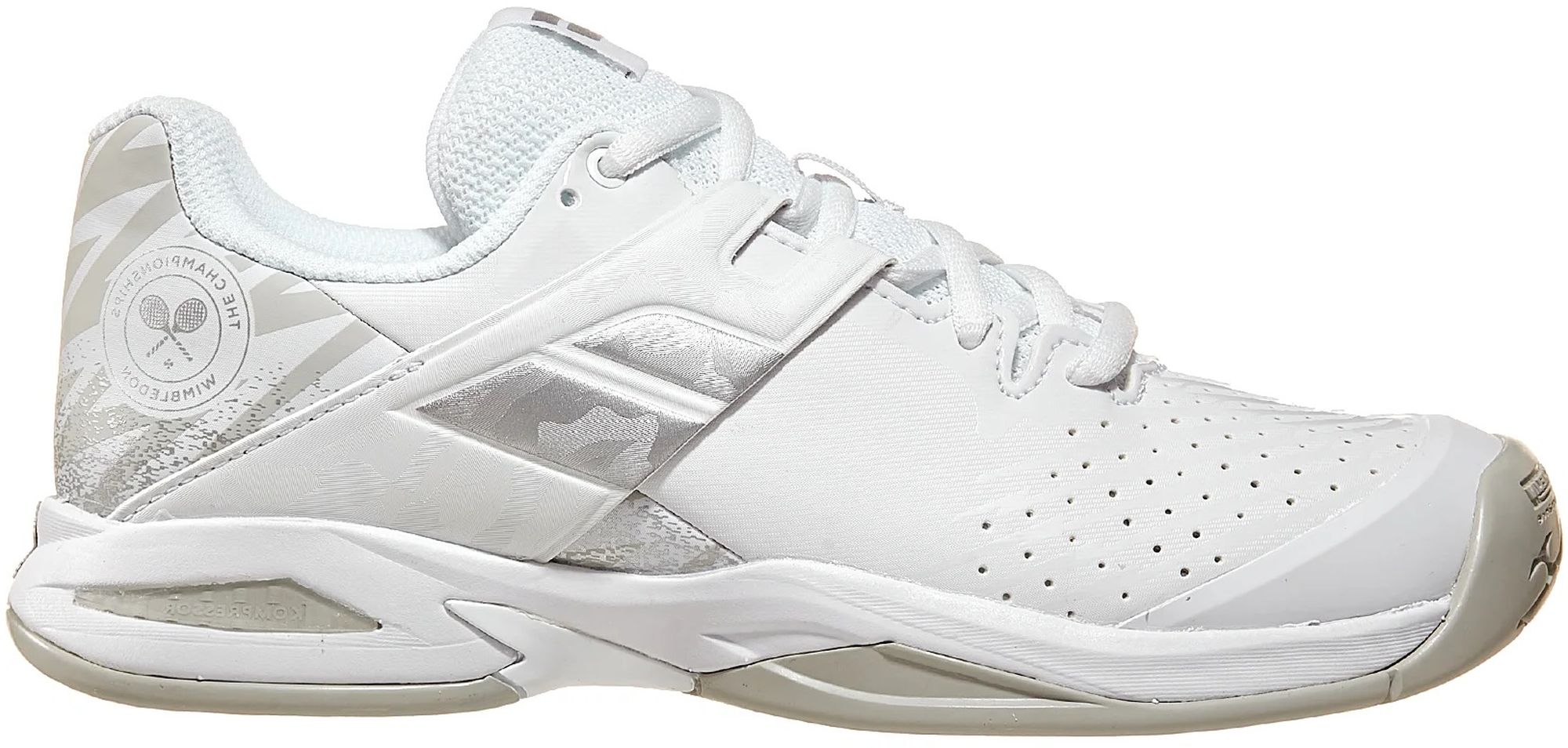 Babolat Junior Propulse Wimbledon All Court Tennis Shoes White