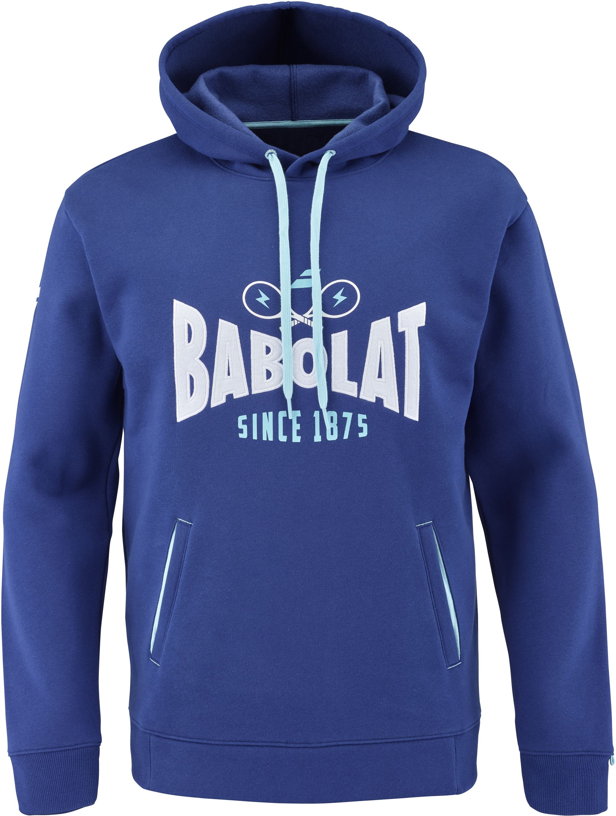 Babolat Men s Exercise Hooded Tennis Training Sweatshirt Estate Blue