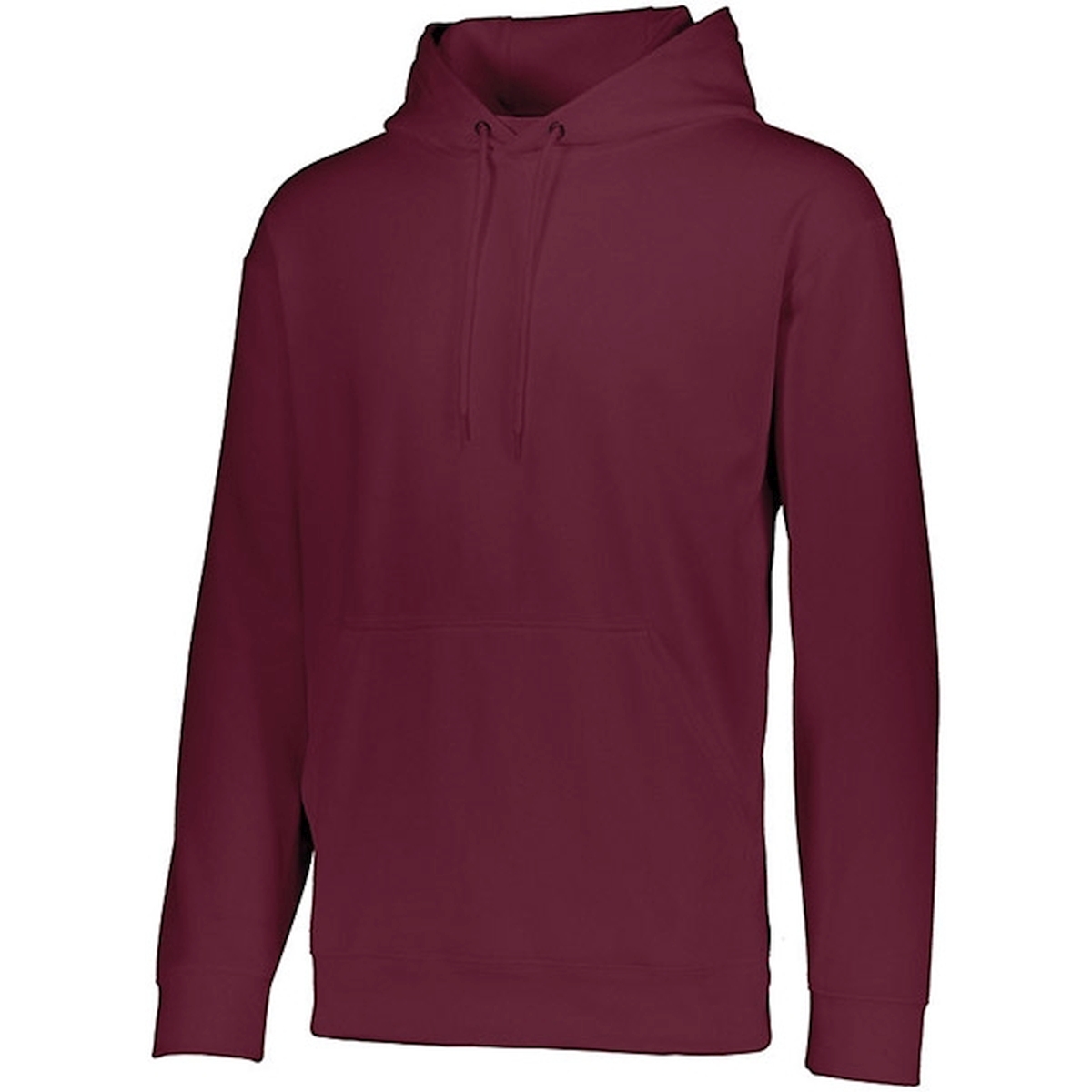 Augusta Men's Wicking Fleece Hooded Tennis Sweatshirt (Maroon)