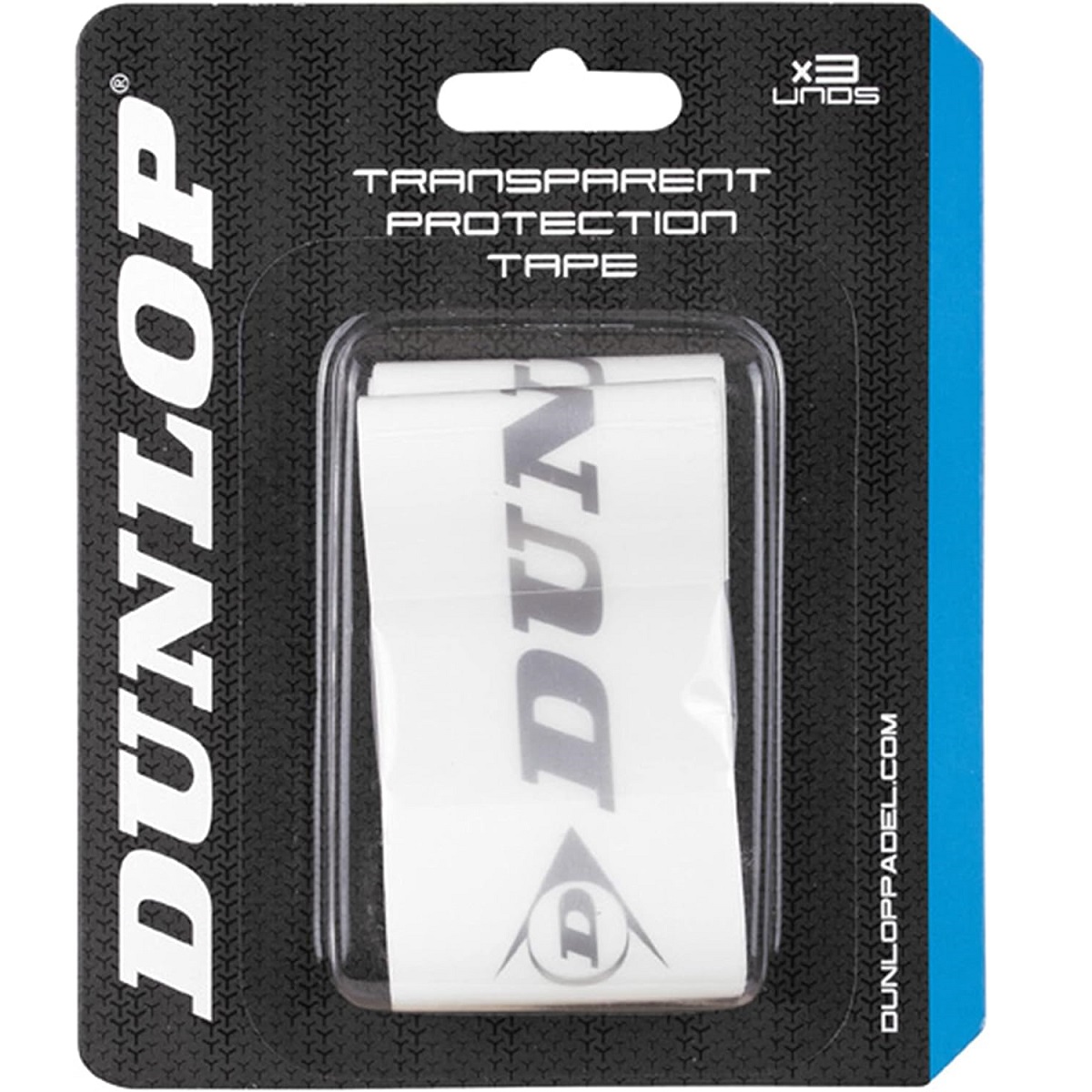 Dunlop Padel Protection Tape for Padel Rackets (Transparent)