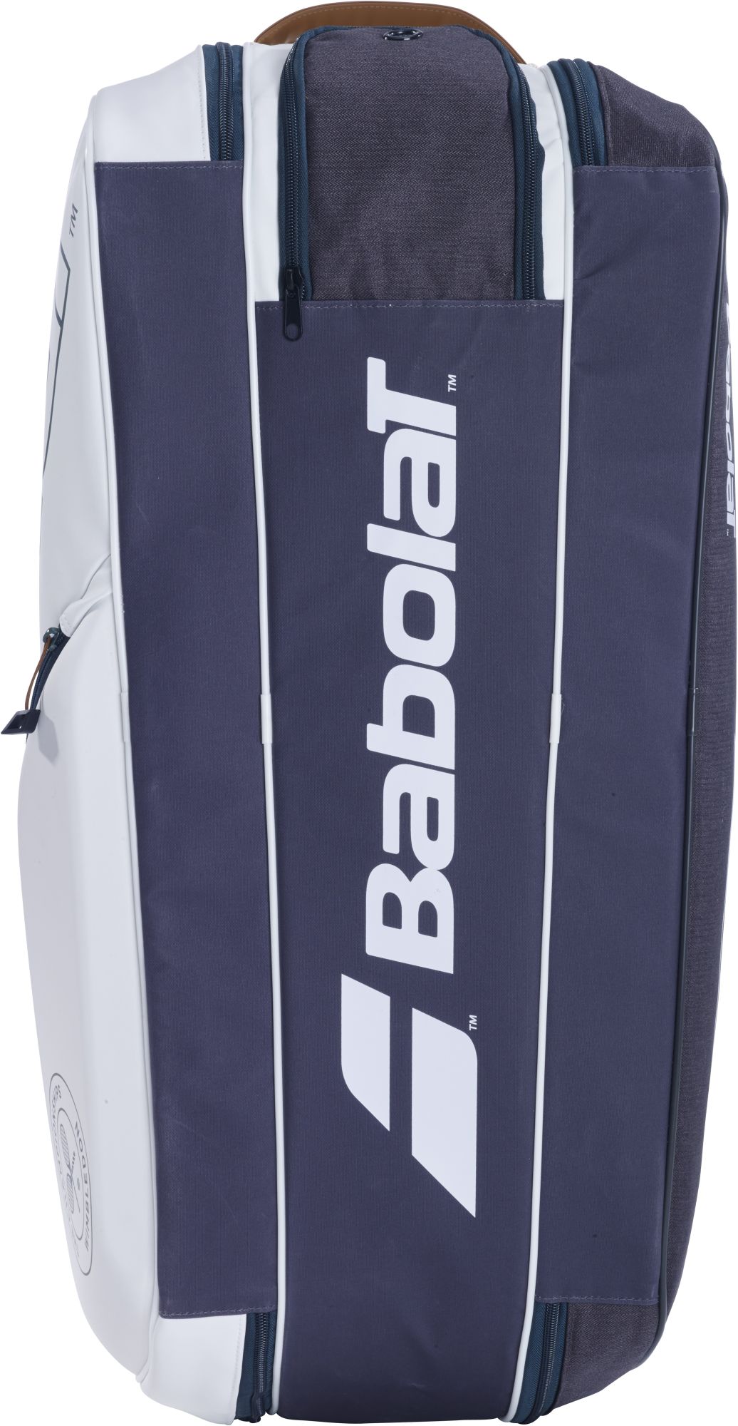 Babolat Pure Wimbledon Racquet Holder x6 Tennis Bag White Grey