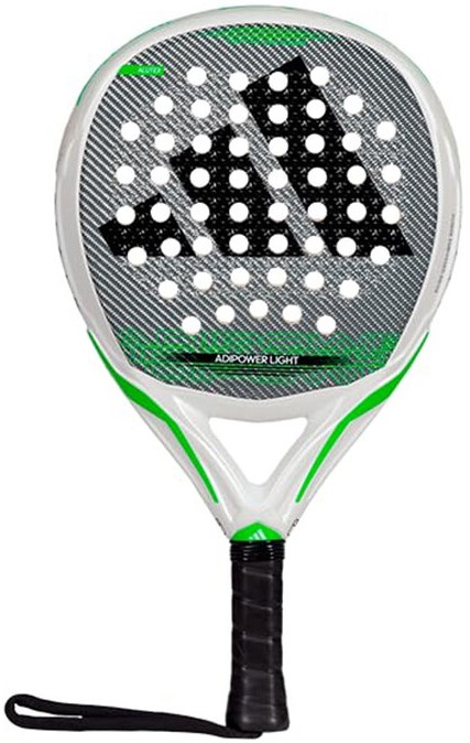 Adidas Adipower Light 3.3 Padel Racket (White/Green)