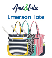 ame and lulu tennis tote