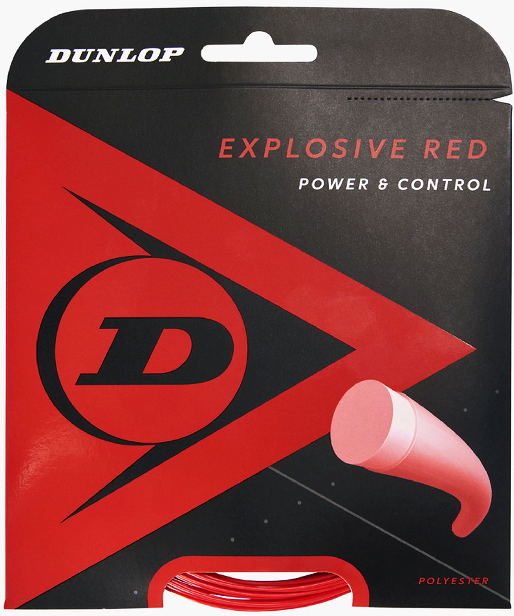 Dunlop Explosive Red 17g Tennis String (Set)