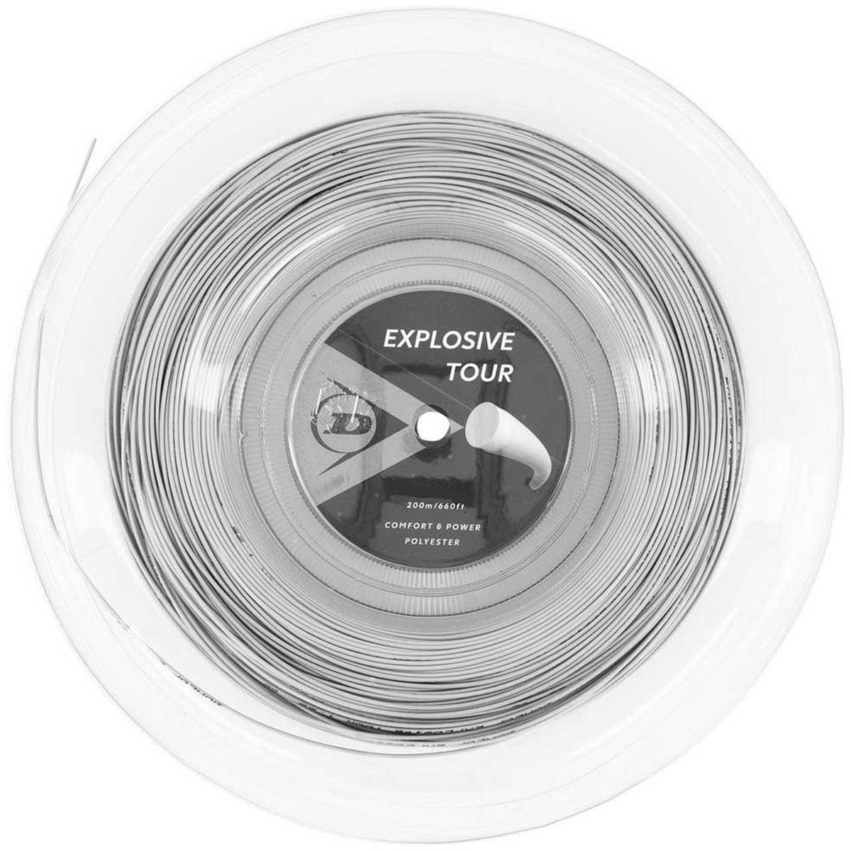 Dunlop Explosive Tour 16g Silver Tennis String (Reel)