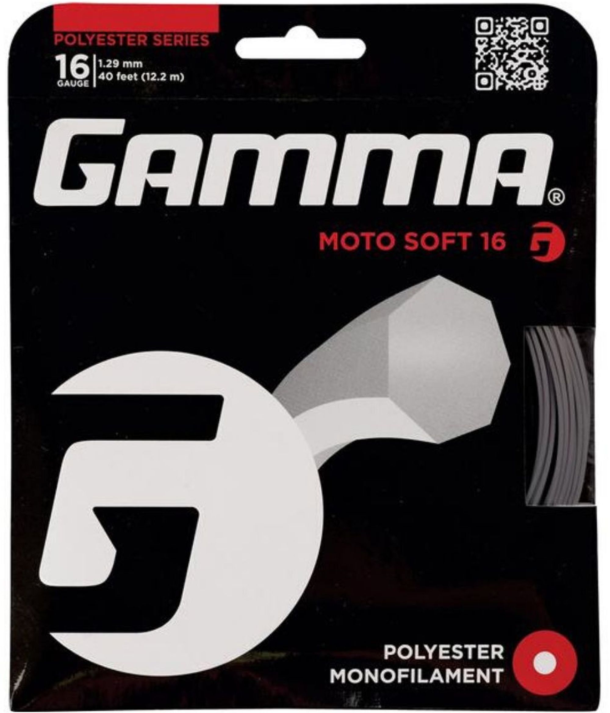 Gamma Moto Soft 16g Tennis String (Set)