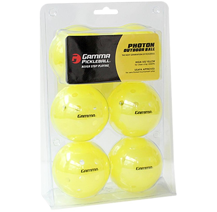 Gamma Photon Outdoor Pickleball Balls (6 Pack)