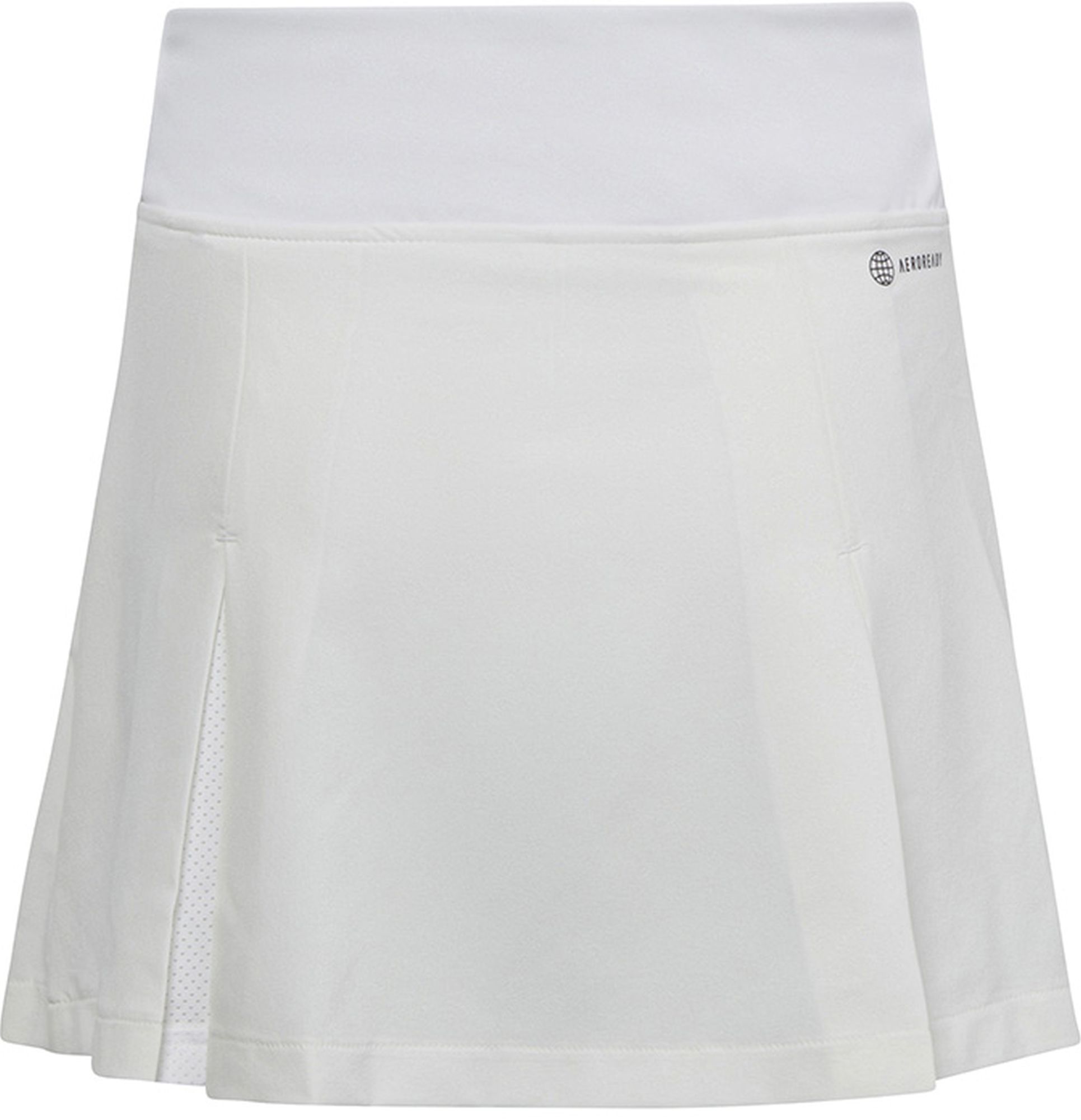 Adidas Girls Club Pleated Tennis Skirt (White)