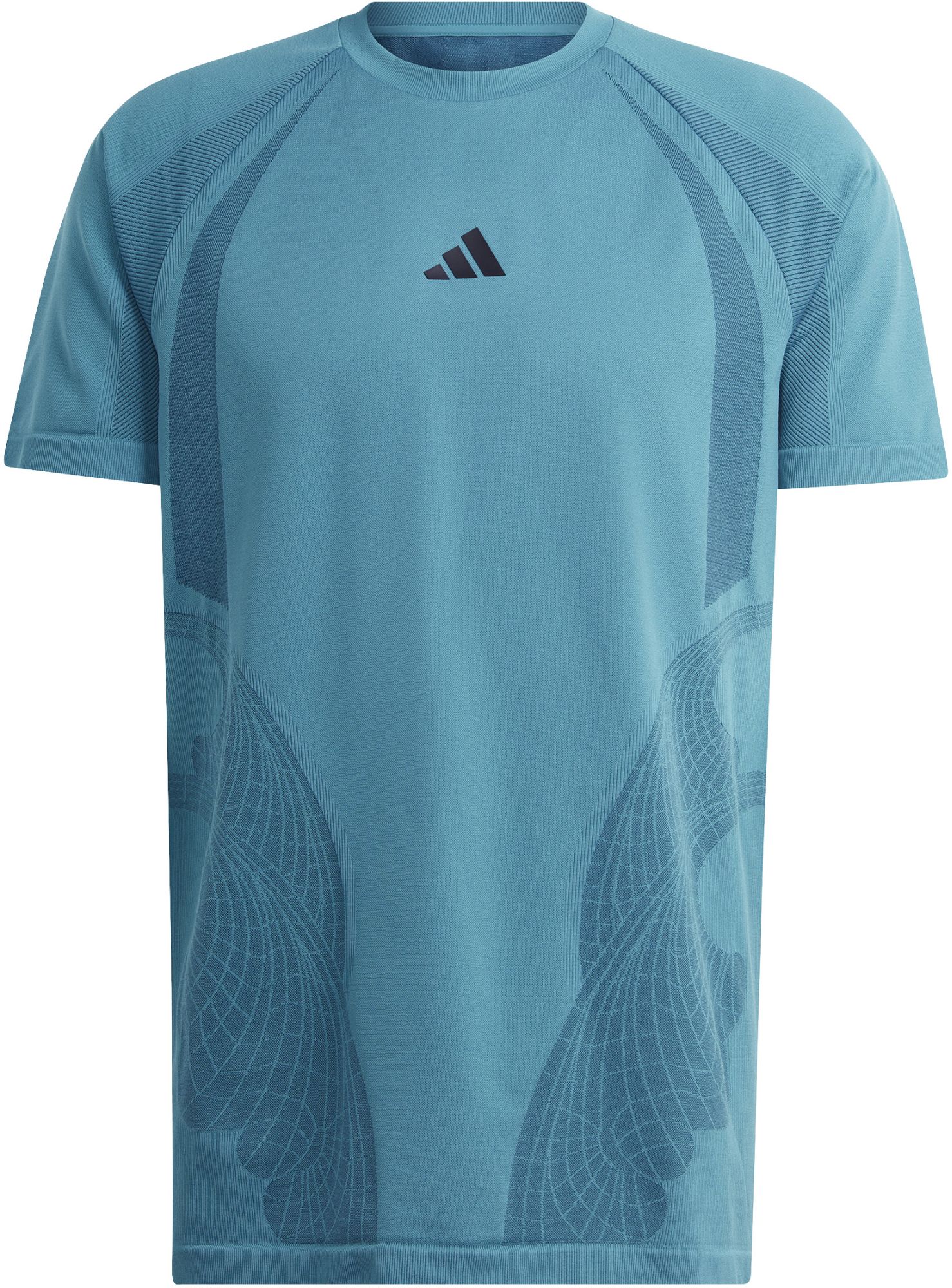 Adidas Men's AeroReady Pro Seamless Tennis Tee (Arctic Fusion)