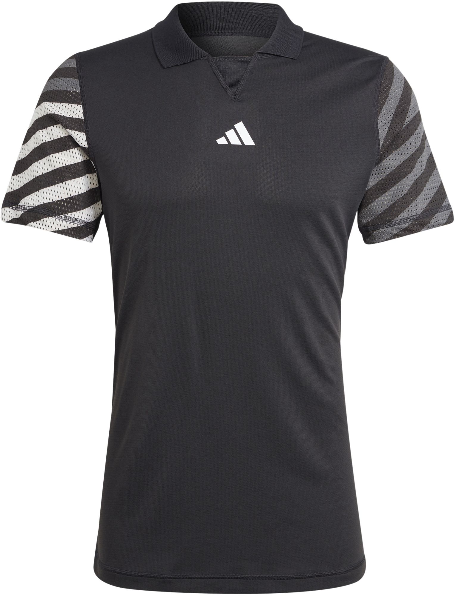 Adidas Men's FreeLift Pro Tennis Polo (Black)