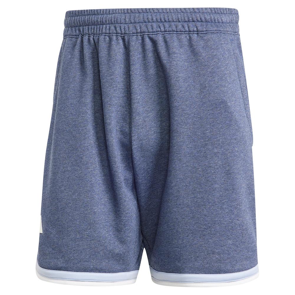 Adidas Menâ€™s Clubhouse Premium Classic Tennis Shorts (Indigo)