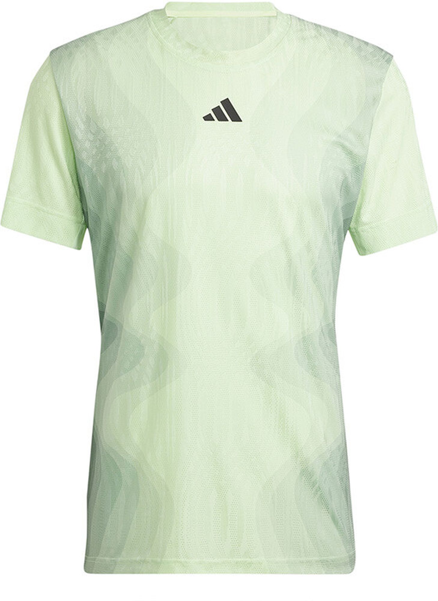 Adidas Men's Airchill Pro FreeLift Tennis Tee (Green Spark)