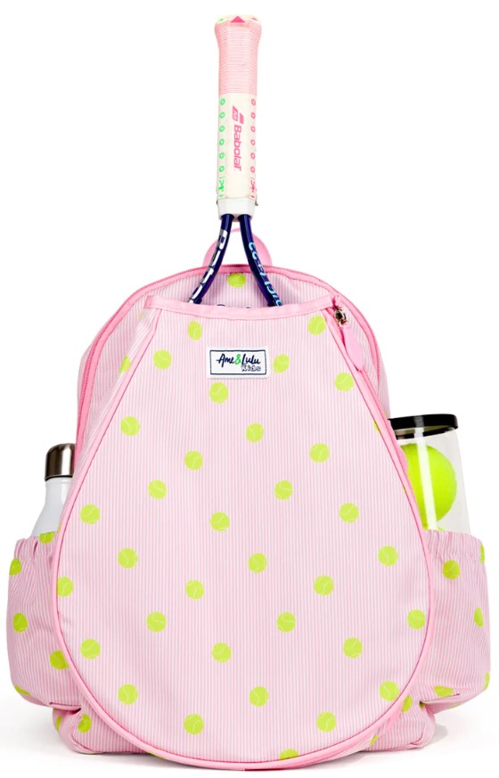 Ame & Lulu Little Love Tennis Backpack (Blush Oxford)