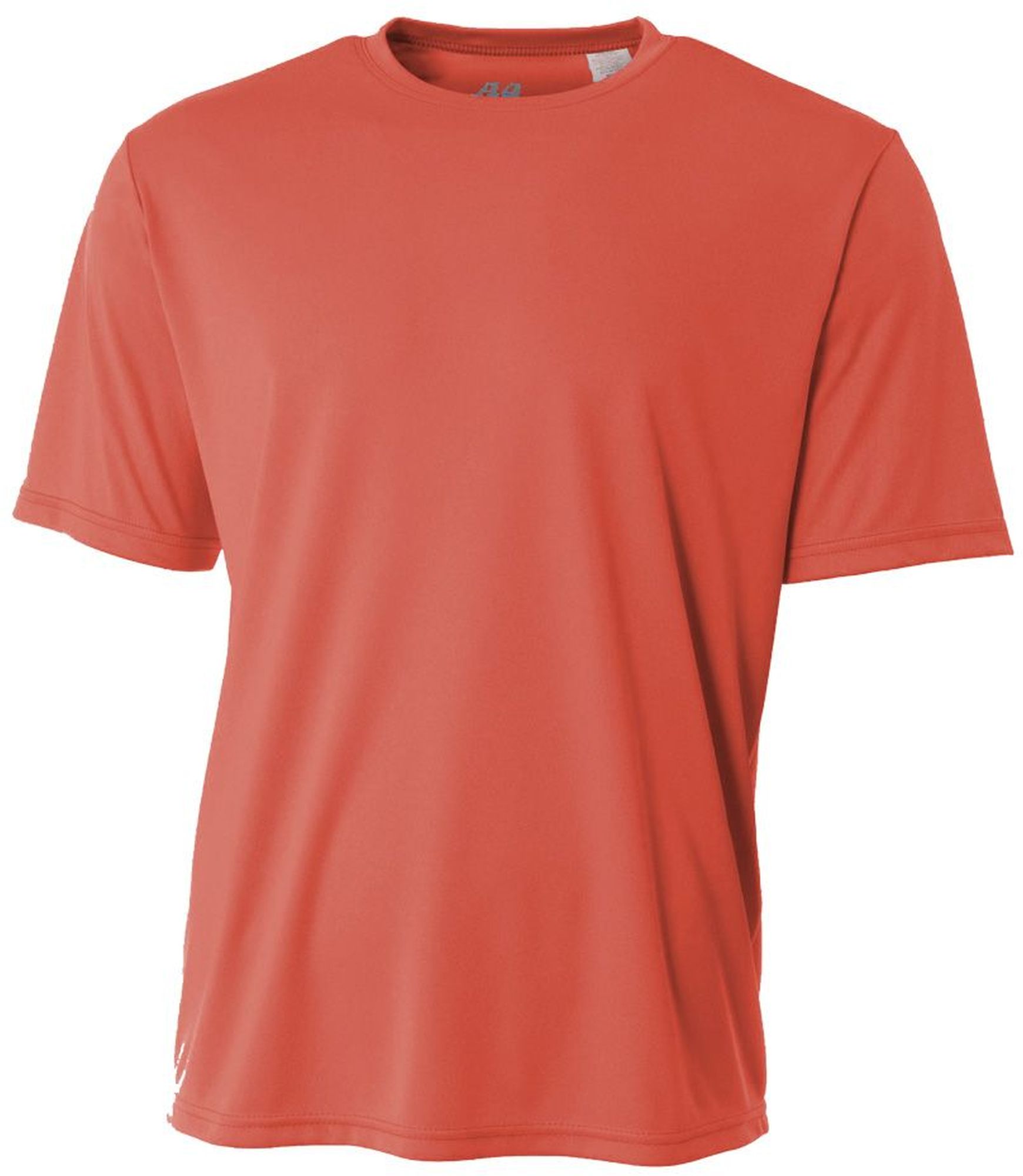 A4 Men's Performance Crew Shirt (Coral)